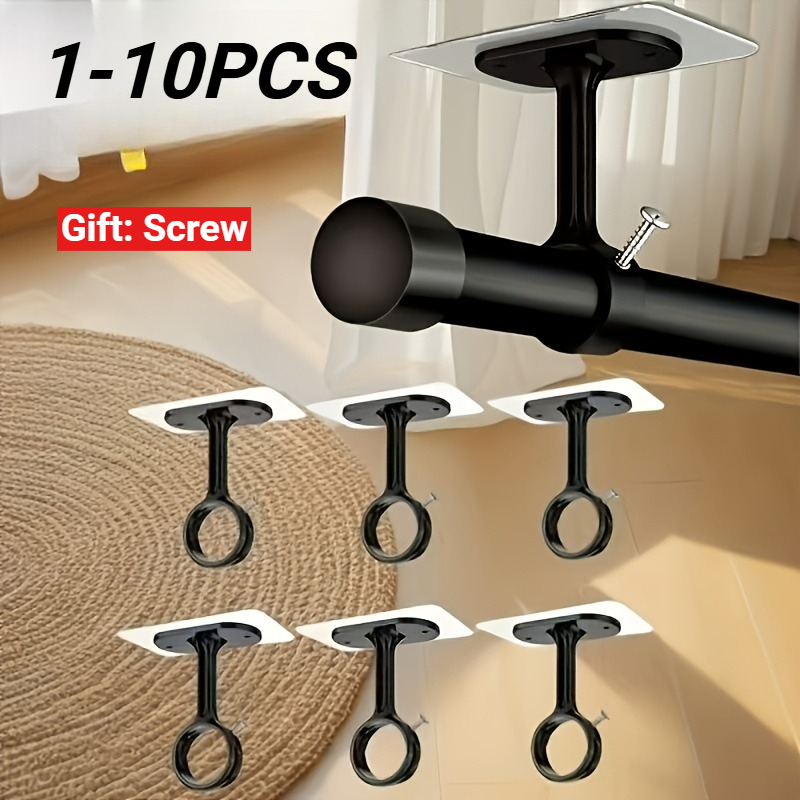 Furniture Hardware Accessories - حامل ستائر سقفية غير مثقوب، خطاف