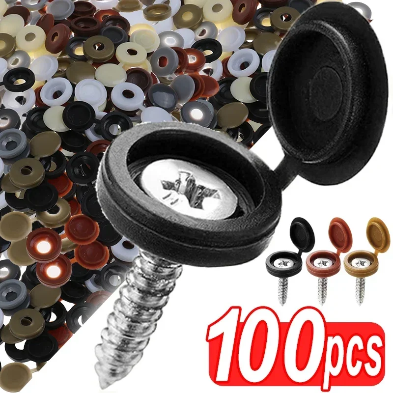 Furniture Hardware Nut - متمحور غطاء برغي بلاستيكي أضعاف المفاجئة