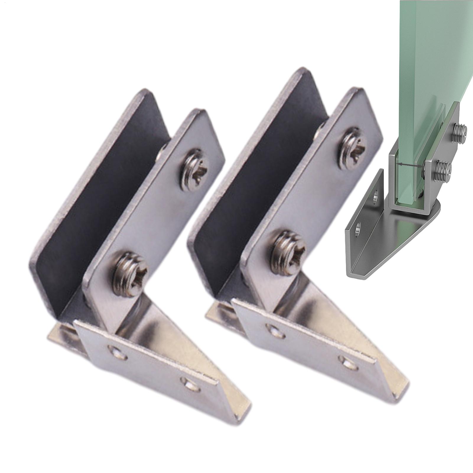 Furniture Rotating Hardware - 2 قطعة مفصلات الأبواب الزجاجية غير