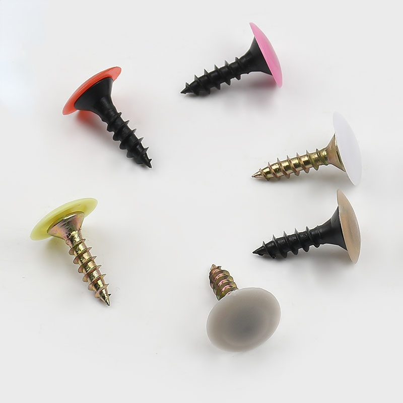 Furniture Hardware Nut - 100/500/1000 قطعة غطاء بلاستيكي لولبي، غطاء