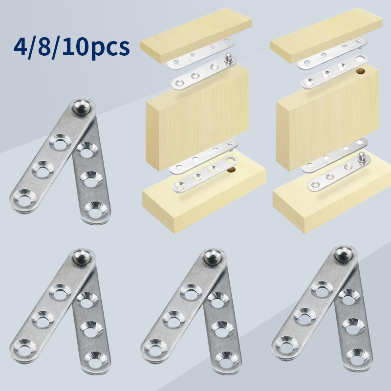 Used Furniture Hardware - 4/8/10 قطع مفصلات دوارة، تستخدم للخزائن