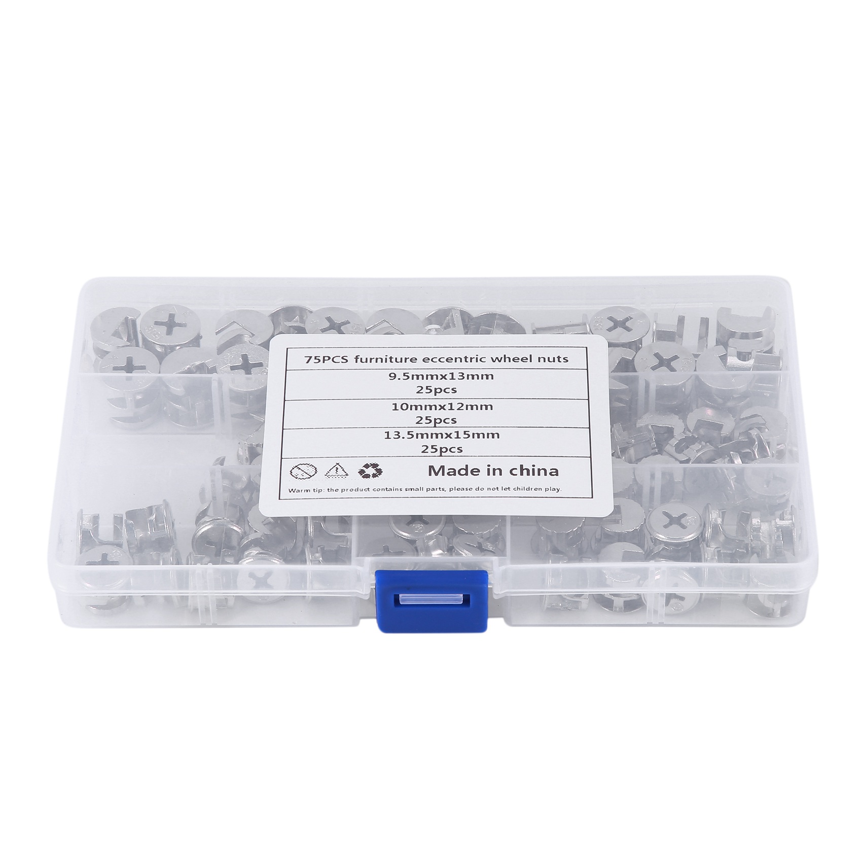 جديد ورائج - 75 قطعة من مثبتات - مراجعة Furniture Hardware Fasteners وسعره