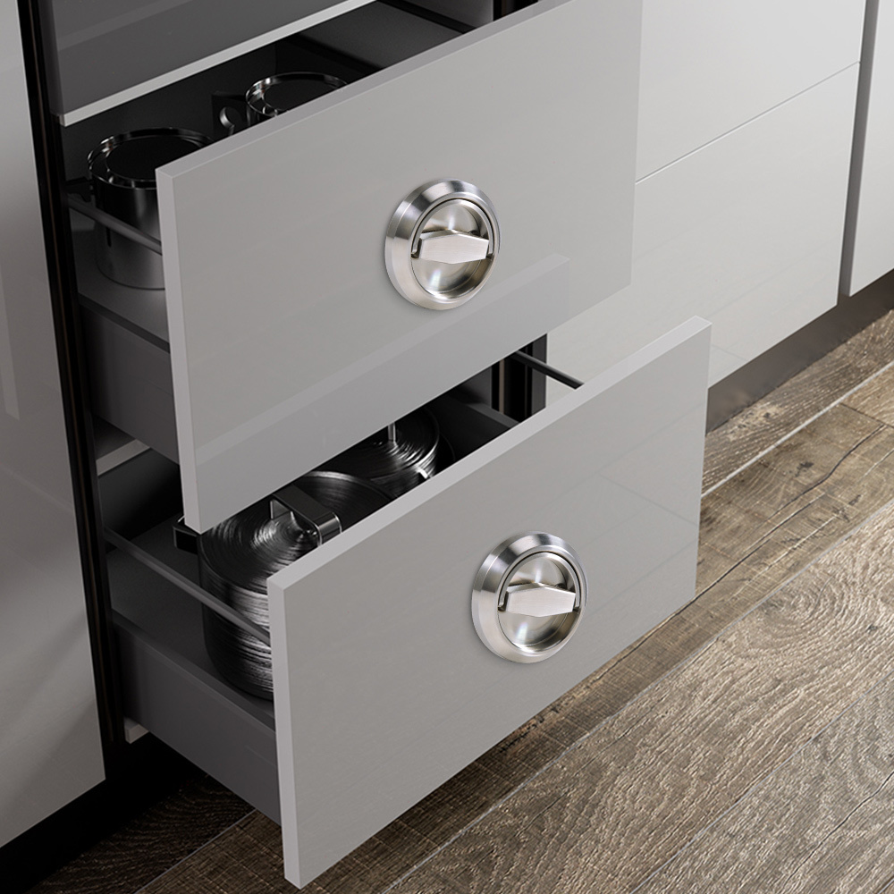 الفولاذ المقاوم للصدأ المقابض  - مراجعة Furniture Hardware Nut وسعره