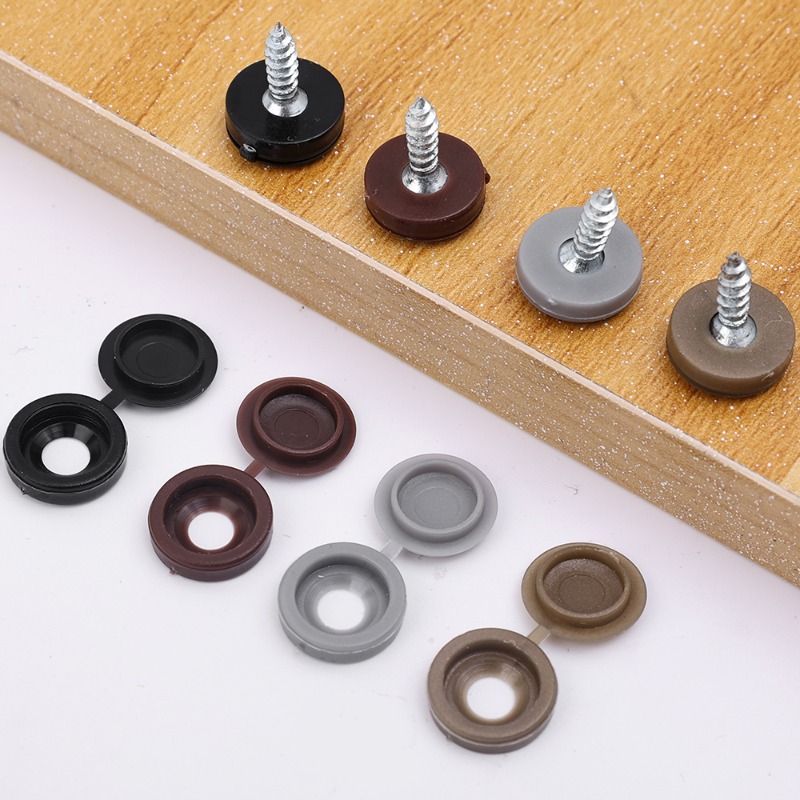 100-500 قطعة أغطية بلاستيكية و - مراجعة Furniture Hardware Nut وسعره