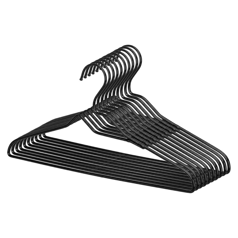10 علاقات ملابس سوداء غير قابل - مراجعة Furniture Hardware Accessories وسعره