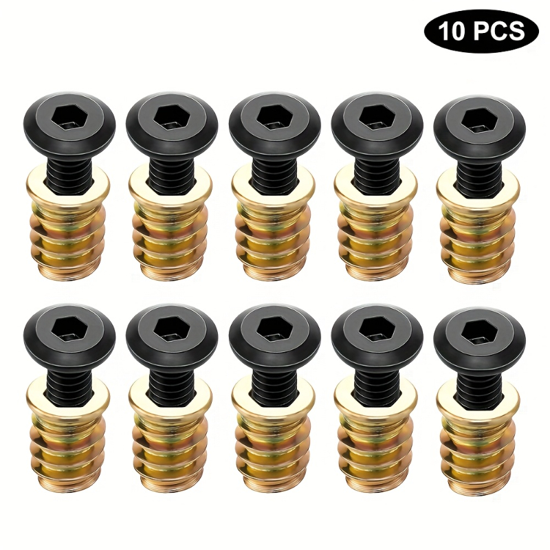 طقم أدوات تثبيت المسامير والصو - مراجعة Furniture Hardware Nut وسعره