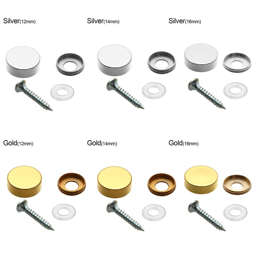 4 مجموعات مرآة السحابات مسامير - مراجعة Furniture Hardware Fasteners وسعره