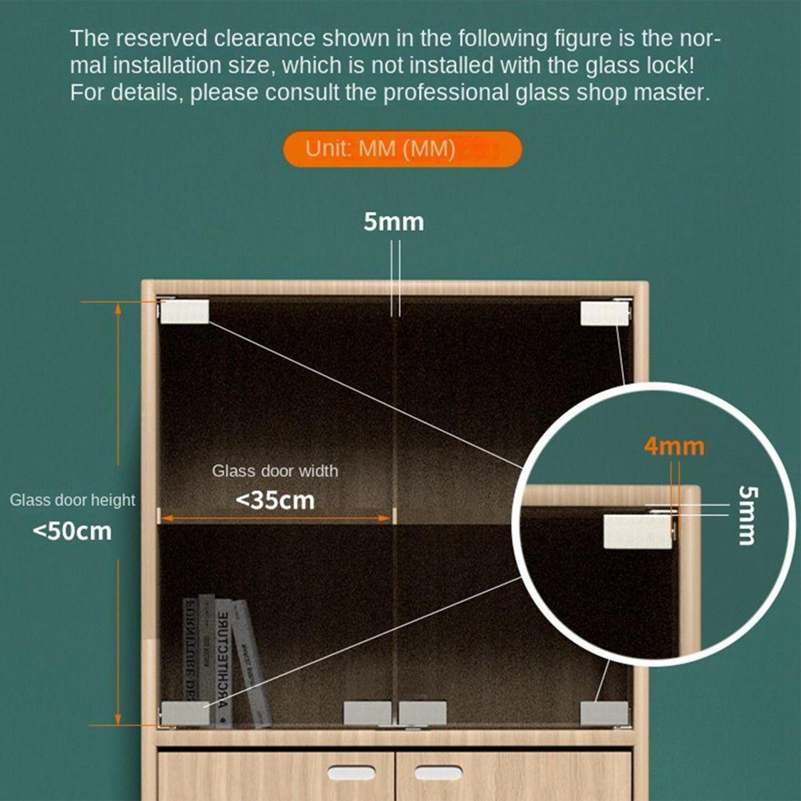 2 قطعة مفصلات الأبواب الزجاجية - مراجعة Furniture Rotating Hardware وسعره