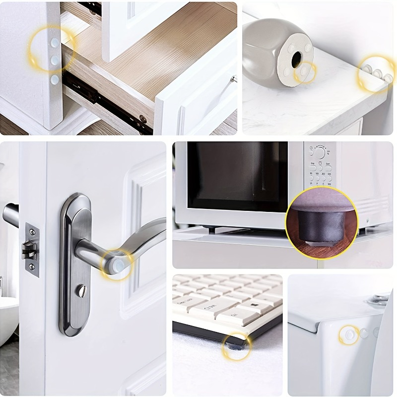 50 قطعة/مجموعة من وسادات توقف  - مراجعة Used Furniture Hardware وسعره