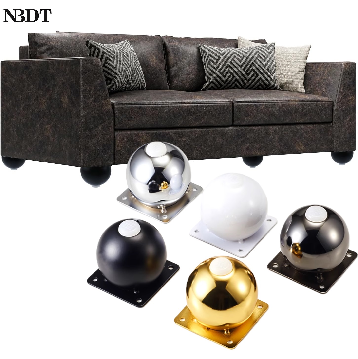 4 قطع من أرجل الأثاث على شكل ك - مراجعة Furniture Hardware Feet وسعره