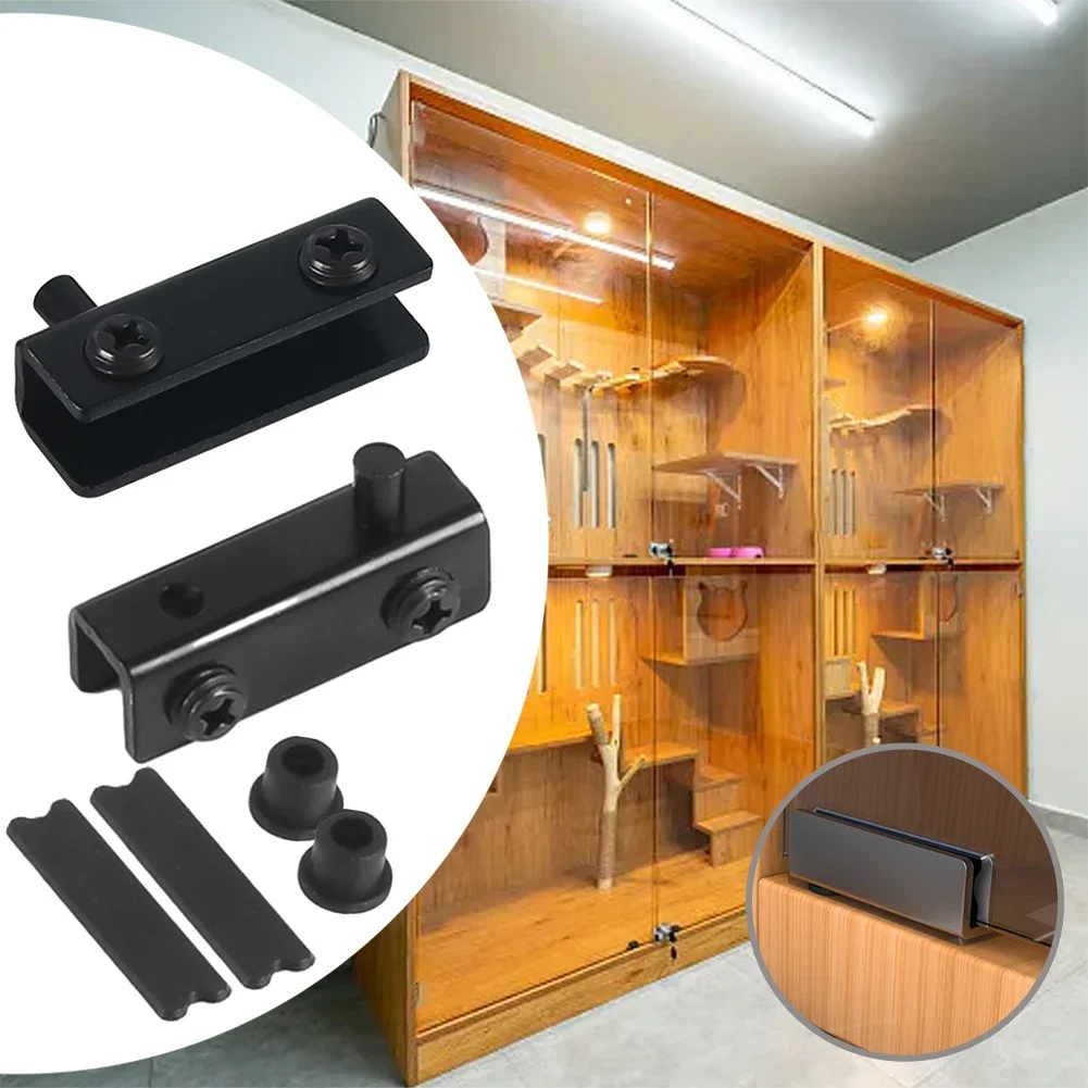 2 قطعة الزجاج محور المفصلي دور - مراجعة Furniture Rotating Hardware وسعره