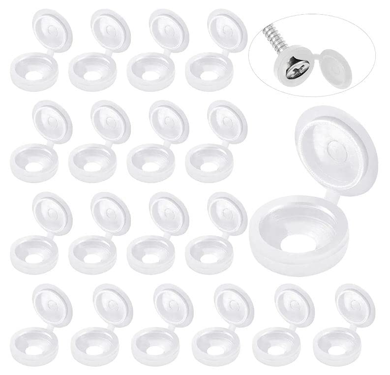 الأبيض يتوقف غطاء برغي بلاستيك - مراجعة Furniture Hardware Nut وسعره