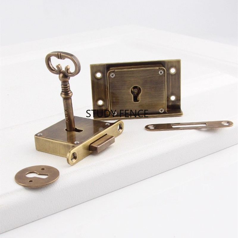 1 قطعة قفل للدرج المعدني العتي - مراجعة Furniture Hardware Accessories وسعره