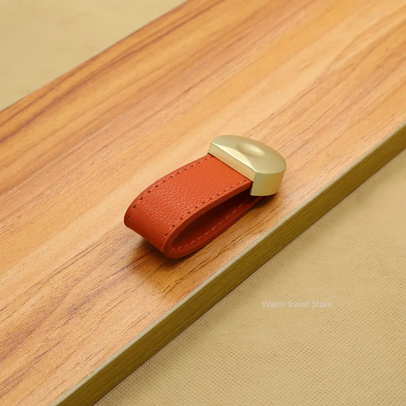 1 قطعة مقبض جلد حقيبة مقابض در - مراجعة Furniture Rotating Hardware وسعره