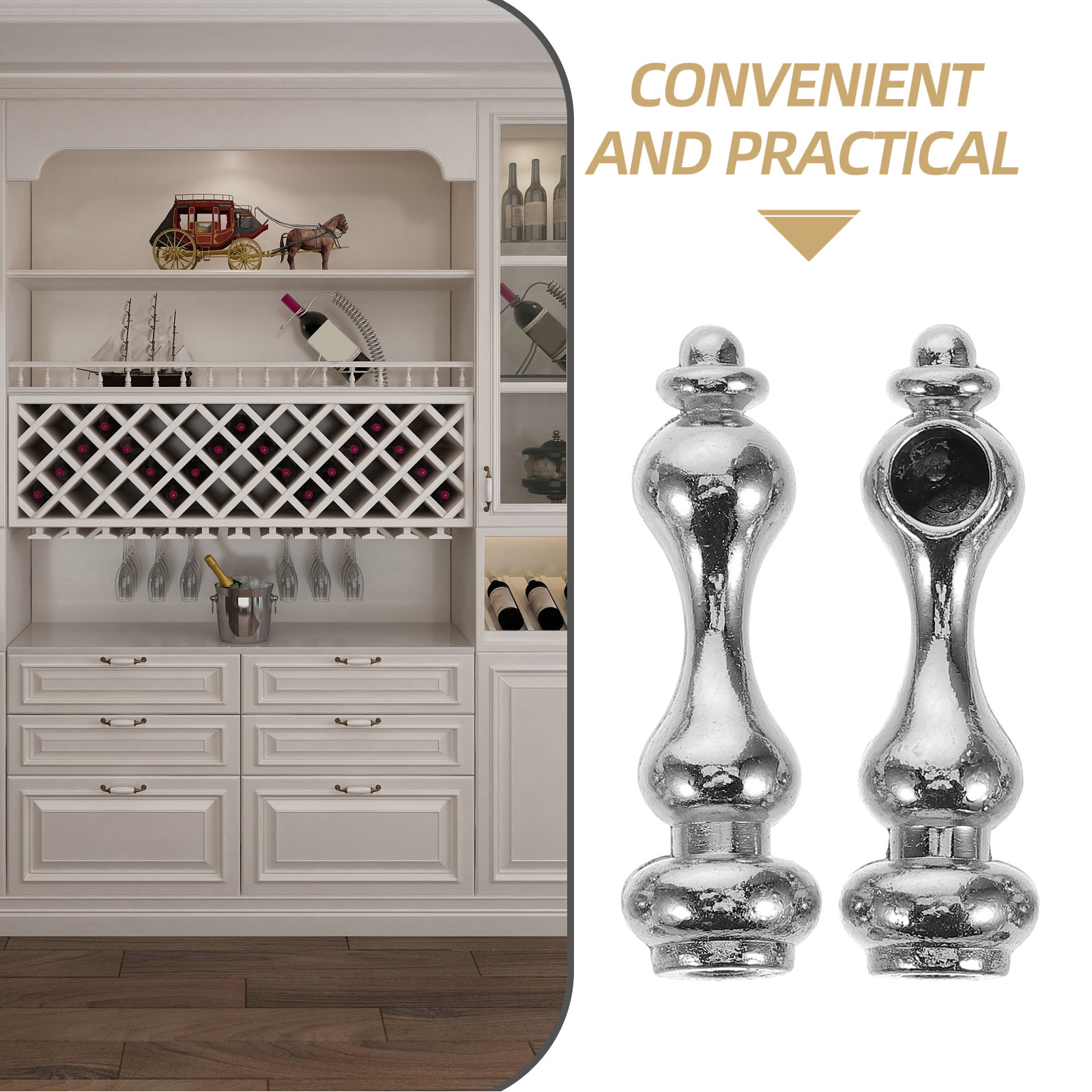 4 قطع من ملحقات الدرابزين، إكس - مراجعة Furniture Hardware Accessories وسعره